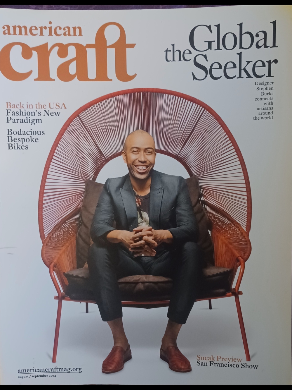 American Craft: The Global Seeker -Aug-Sept 2014